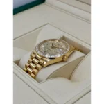 RLX Day-Date 40mm 228398TBR-0036 Diamond Paved Dial President Watch - Image 3