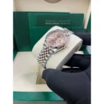 RLX Datejust m278271-0009/0010 Rose 31mm Dial Oyster Bracelet Watch - Image 12