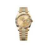 RLX Day-Date "President" 40mm Yellow Gold Champagne Index Dial - 228238