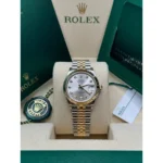 RLX Datejust m278273-0019/0020 31mm Silver Dial Stainless Steel and Yellow Gold Oyster Watch - Image 3