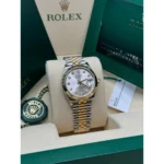 RLX Datejust m278273-0019/0020 31mm Silver Dial Stainless Steel and Yellow Gold Oyster Watch - Image 4