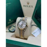 RLX Datejust m278273-0019/0020 31mm Silver Dial Stainless Steel and Yellow Gold Oyster Watch - Image 5