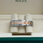 RLX Datejust m278241-0031/0032 31mm Silver Floral Motif Dial Oyster Bracelet Watch - Image 9