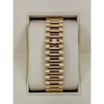 RLX Day-Date 40mm Yellow Gold President Mother of Pearl Diamond Baguette Dial - 228238 - Image 6
