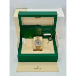 RLX Day-Date 40mm Yellow Gold President Mother of Pearl Diamond Baguette Dial - 228238 - Image 7