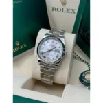 RLX Datejust 36mm 126234 White Roman Dial Oyster Stainless Steel Mens - Image 13