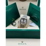 RLX Datejust 36mm 126234 White Roman Dial Oyster Stainless Steel Mens - Image 9