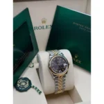 RLX Datejust m278243-0013/0014 31mm Dark Grey Dial Yellow Rolesor Oyster Watch - Image 12