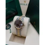 RLX Datejust m278243-0013/0014 31mm Dark Grey Dial Yellow Rolesor Oyster Watch - Image 13