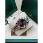 RLX Datejust m278243-0013/0014 31mm Dark Grey Dial Yellow Rolesor Oyster Watch - Image 16