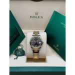 RLX Datejust m278243-0013/0014 31mm Dark Grey Dial Yellow Rolesor Oyster Watch - Image 3