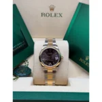 RLX Datejust m278243-0013/0014 31mm Dark Grey Dial Yellow Rolesor Oyster Watch - Image 4