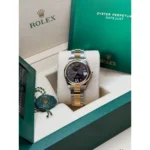 RLX Datejust m278243-0013/0014 31mm Dark Grey Dial Yellow Rolesor Oyster Watch - Image 9