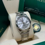 RLX Datejust 36mm 126234 Silver Index Dial Oyster Stainless Steel - Image 4