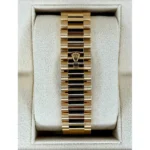 RLX Day-Date "President" 40mm Yellow Gold White Roman Dial Diamond Bezel - 228348rbr - Image 6
