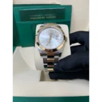 RLX Datejust 41mm 126303 Silver Index Oyster Steel and Yellow Gold Mens Watch - Image 9