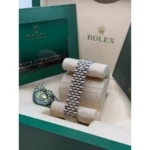 RLX Datejust m278344-0035/0036 Bright Blue Dial 31mm Domed Diamond Oyster Watch - Image 14