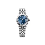 RLX Datejust m278344-0035/0036 Bright Blue Dial 31mm Domed Diamond Oyster Watch - Image 2