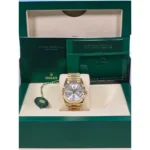 RLX Day-Date "President" 40mm Yellow Gold Silver Index Dial - 228238 - Image 4