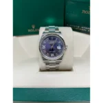 RLX Datejust 36mm 126234 Datejust Aubergine Purple Diamond Roman Oyster Stainless Steel - Image 11