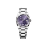 RLX Datejust 36mm 126234 Datejust Aubergine Purple Diamond Roman Oyster Stainless Steel - Image 2