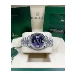 RLX Datejust 36mm 126234 Datejust Aubergine Purple Diamond Roman Oyster Stainless Steel - Image 8