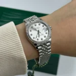 RLX Datejust m278384RBR-0033/0034 Silver 31mm Dial Oyster Watch - Image 20