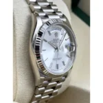 RLX Day-Date "President" 40mm Silver Diamonds Dial 228236-0002 - Image 3