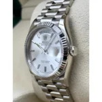 RLX Day-Date "President" 40mm Silver Diamonds Dial 228236-0002 - Image 4