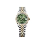 RLX Datejust m278383-0031/0032 31mm Green Floral Dial Oyster Bracelet
