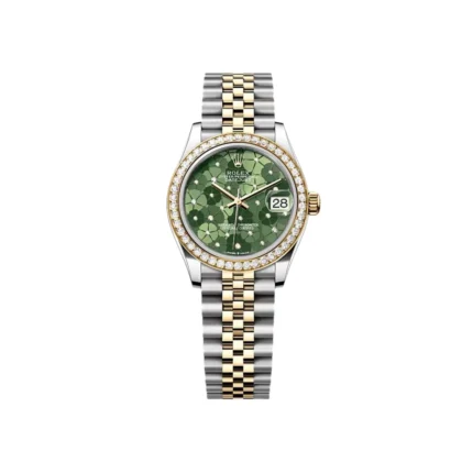 RLX Datejust m278383-0031/0032 31mm Green Floral Dial Oyster Bracelet