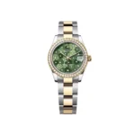 RLX Datejust m278383-0031/0032 31mm Green Floral Dial Oyster Bracelet - Image 2