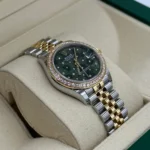 RLX Datejust m278383-0031/0032 31mm Green Floral Dial Oyster Bracelet - Image 4