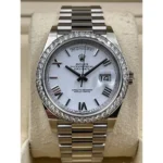 RLX Day-Date 40mm 228349RBR-0039 White Dial President Bracelet - Image 2