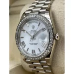 RLX Day-Date 40mm 228349RBR-0039 White Dial President Bracelet - Image 4