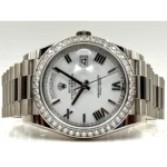 RLX Day-Date 40mm 228349RBR-0039 White Dial President Bracelet - Image 6
