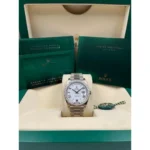 RLX Day-Date 40mm 228349RBR-0039 White Dial President Bracelet - Image 9
