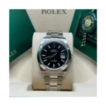 RLX Datejust 41mm 126300 Black Index Oyster 41mm Stainless Steel Watch - Image 13