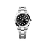 RLX Datejust 41mm 126300 Black Index Oyster 41mm Stainless Steel Watch - Image 2
