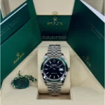 RLX Datejust 41mm 126300 Black Index Oyster 41mm Stainless Steel Watch - Image 3