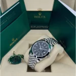 RLX Datejust 41mm 126300 Black Index Oyster 41mm Stainless Steel Watch - Image 5