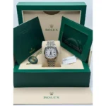 RLX Datejust 41mm 126334 White Roman Oyster Stainless Steel Mens Watch - Image 10