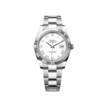 RLX Datejust 41mm 126334 White Roman Oyster Stainless Steel Mens Watch - Image 2