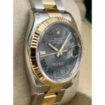 RLX Datejust 36mm 126233 Wimbledon Slate Dial Oyster Bracelet Watch - Image 10