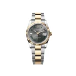 RLX Datejust 36mm 126233 Wimbledon Slate Dial Oyster Bracelet Watch - Image 2