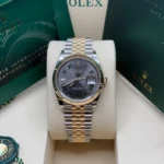 RLX Datejust 36mm 126233 Wimbledon Slate Dial Oyster Bracelet Watch - Image 3