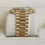 RLX Day-Date 40mm Champagne Diamond Dial and Bezel Yellow Gold President Bracelet 228348RBR-0002 - Image 5