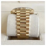 RLX Day-Date 40mm Champagne Diamond Dial and Bezel Yellow Gold President Bracelet 228348RBR-0002 - Image 6