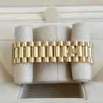 RLX Day-Date 40mm Champagne Diamond Dial and Bezel Yellow Gold President Bracelet 228348RBR-0002 - Image 7