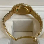 RLX Day-Date 40mm Champagne Diamond Dial and Bezel Yellow Gold President Bracelet 228348RBR-0002 - Image 8